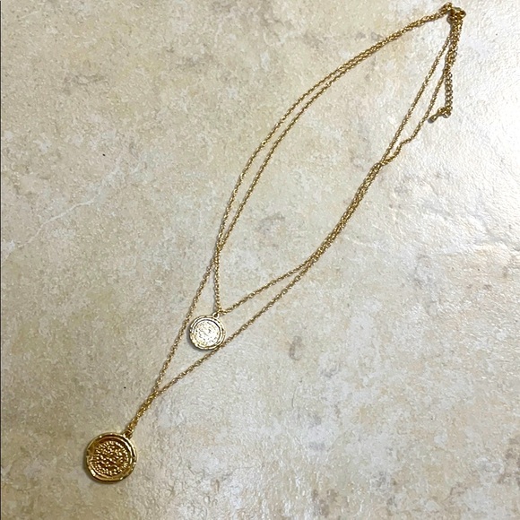 Layered medallion necklace from FabFitFun - Picture 2 of 2